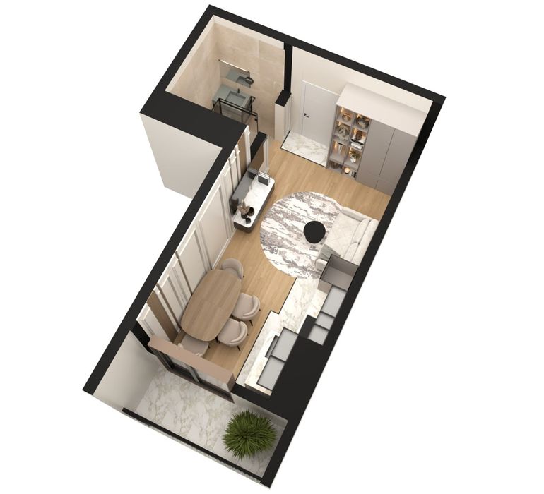 Срочно продается 1 комнатная квартира