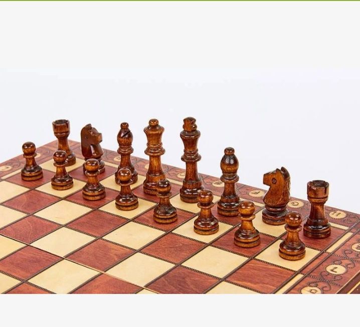 Деревянные шахматы