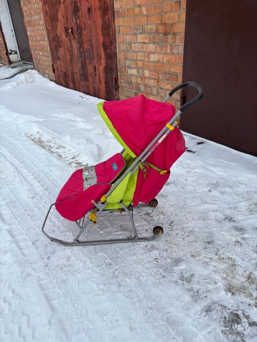 Санки-коляска детские