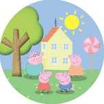 Винил / украса за рожден ден на тема Peppa Pig ( Пепа Пиг)