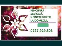 Pedichiura medicala la domiciliul clientului