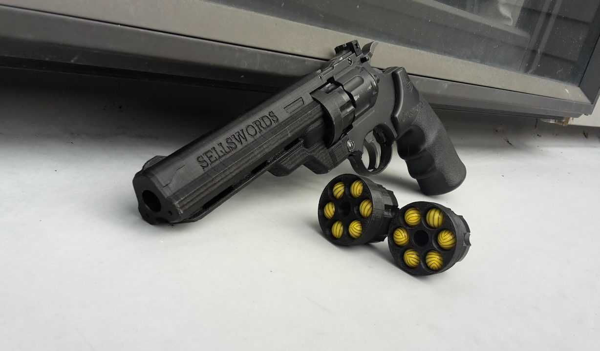 Pistol Puternic 17 JOULES!! cal 50 mm [MODEL UNICAT] 6,5 INCH