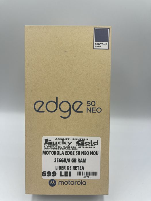 Motorola Edge 50 Neo NOU!! 256Gb/8Gb Ram GARANTIE/FACTURA #49711