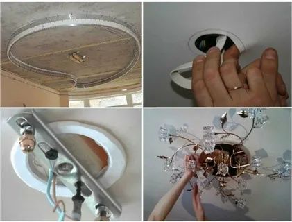 Люстра установка кламиз лустра