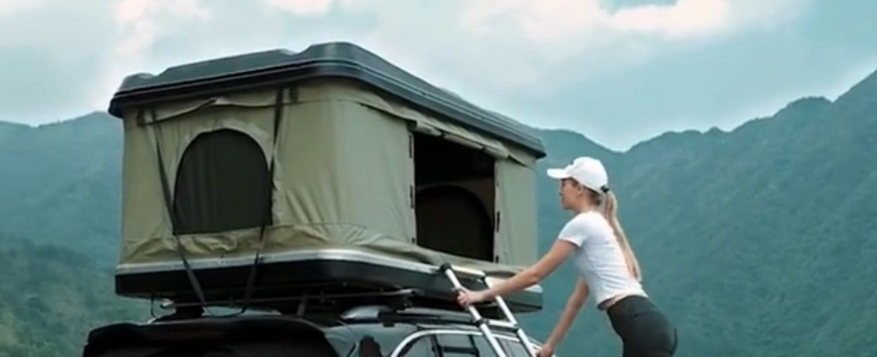 Палатка за покрив на лек автомобил, джип, кемпер и каравана