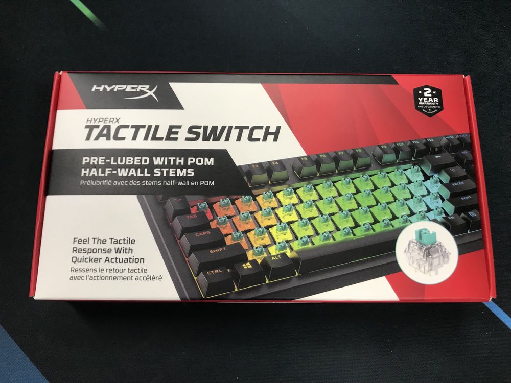 HyperX Tactile свитчи 2 пачки по 45 свитчей