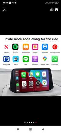 Upgrade MAZDA car play android auto