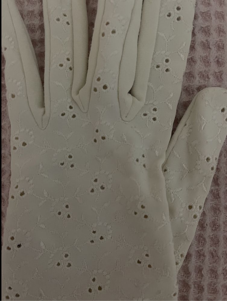 Винтидж памучни дамски ръкавици