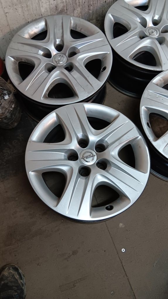 5x120 R17 opel джанти метални с тасове оригинални