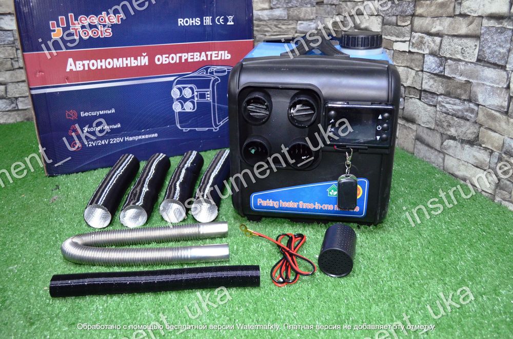3в1 12/24/220в Leeder Tools Автономный отопитель (дизельный) автономка