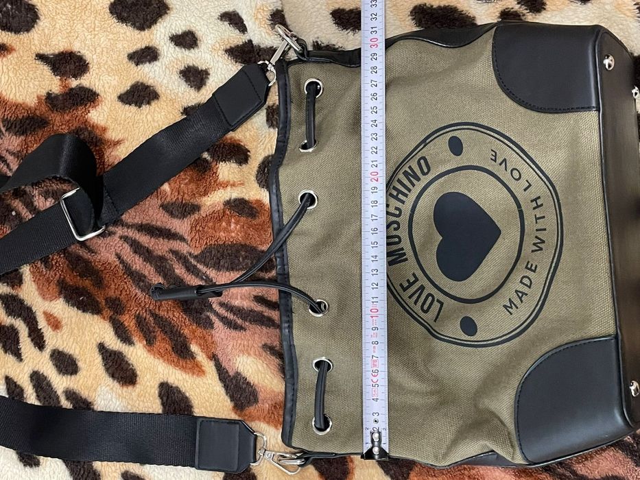 Rucsac verde din pânză