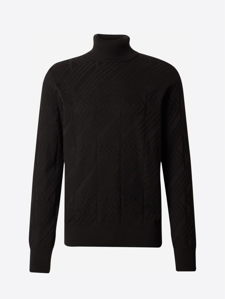 G-Star RAW Zig-Zag Structure Turtle Knitted ОРИГИНАЛНО мъжко поло - L