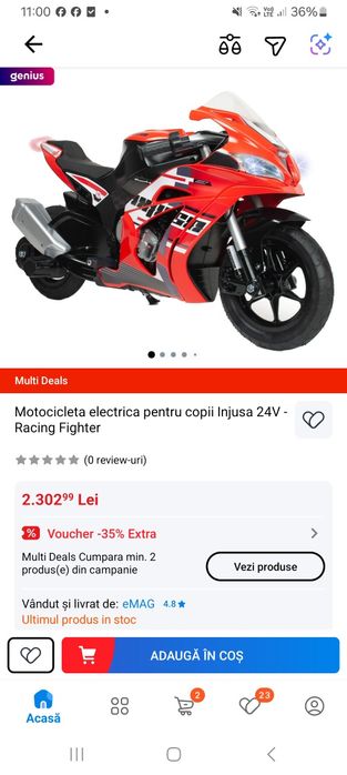 Scuter electric pentru copii