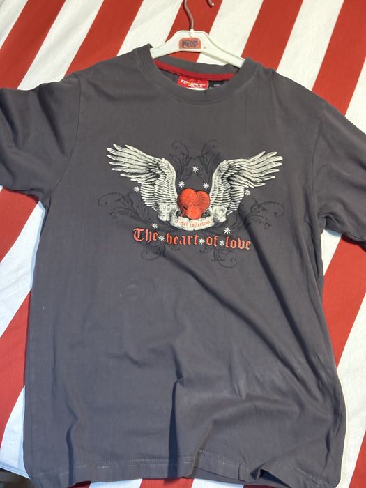 y2k тениска със сърце