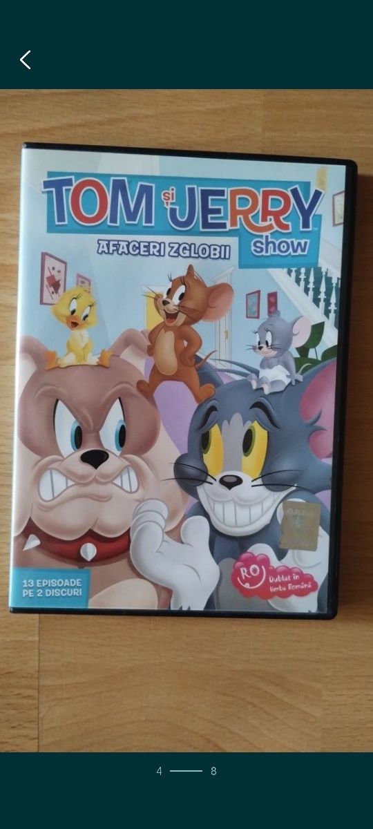 Lot 5 DVD uri pentru copii
