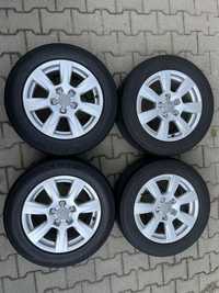 Jante aliaj 5x112mm, anvelope vara 225/55 R16, Audi A4 B7, B8, B9, A6