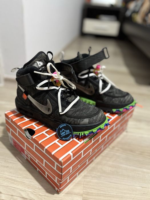 Papuci nike air force 1 high x off white