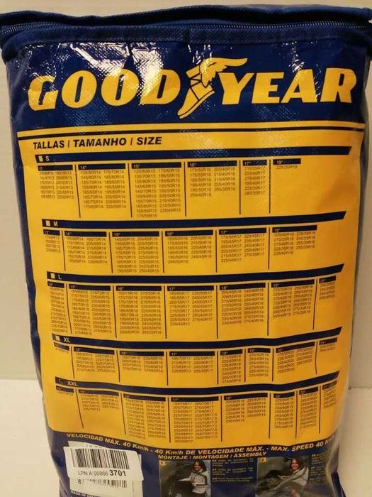 Текстилни вериги за сняг Goodyear Ultra GRIP XL / XXL комплект от 2 бр