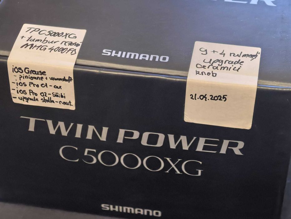 Mulinete Shimano Twin Power FD  C5000XG Tambur Extra+ Preservice.
