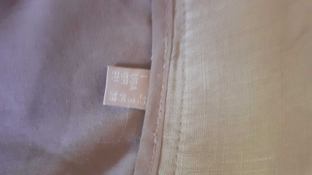 Pantalon Stefanel  din in croi in trend ampli noi M/38.