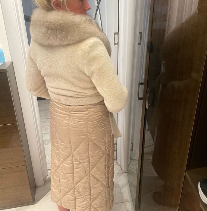 Палто от естествен косъм (лисица)