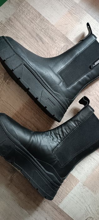PUMA Боти Челси,кожа,EU38,като Нови
