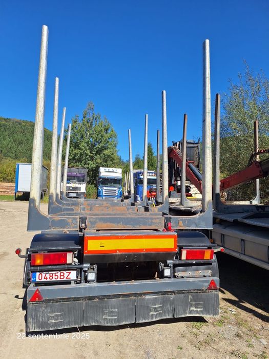 Remorca Jyki V31 2008 transport forestier lemn bustean