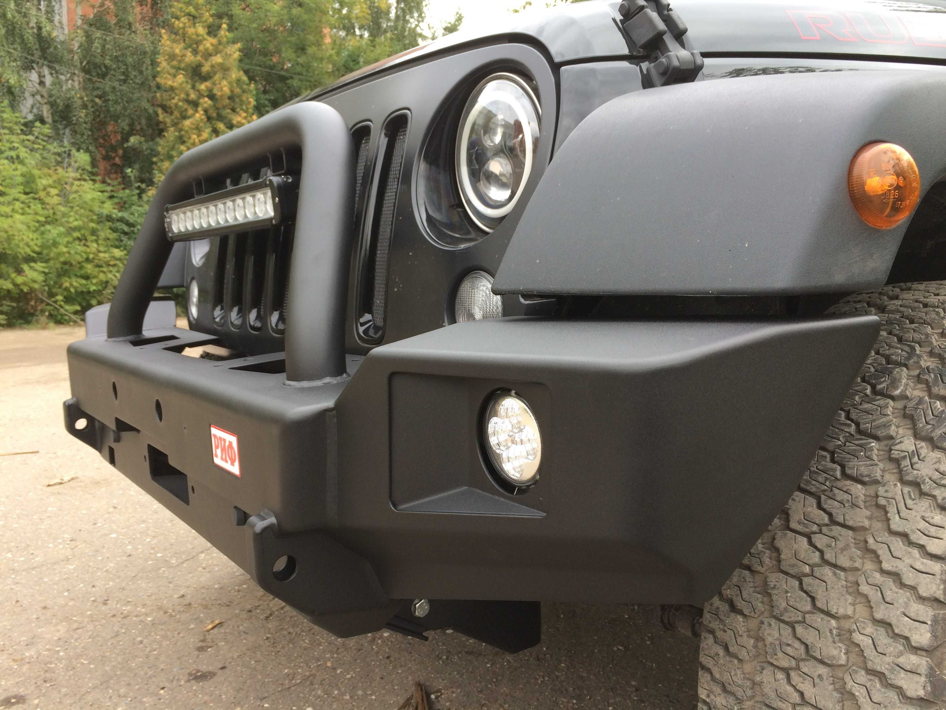 Бампер РИФ передний Jeep Wrangler JK 2006