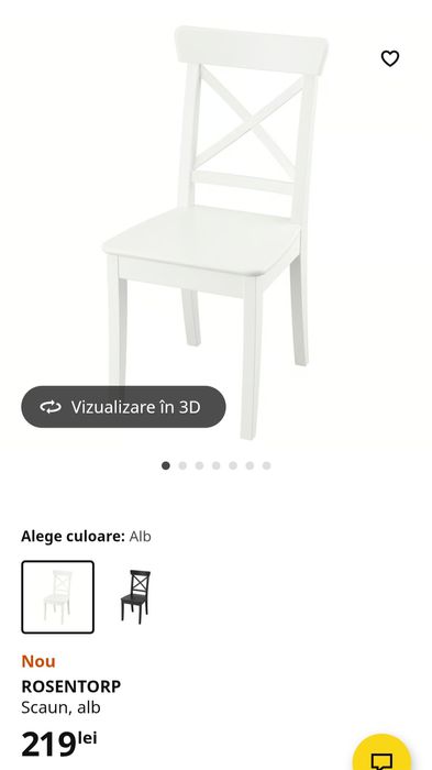 Scaune IKEA Rosentorp (3+1 gratis)