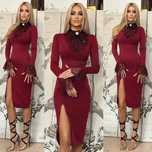 Rochie grena, eleganta -marimea XS
