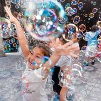 Мыльные пузыри на вашем празднике+музыка+свето музыка