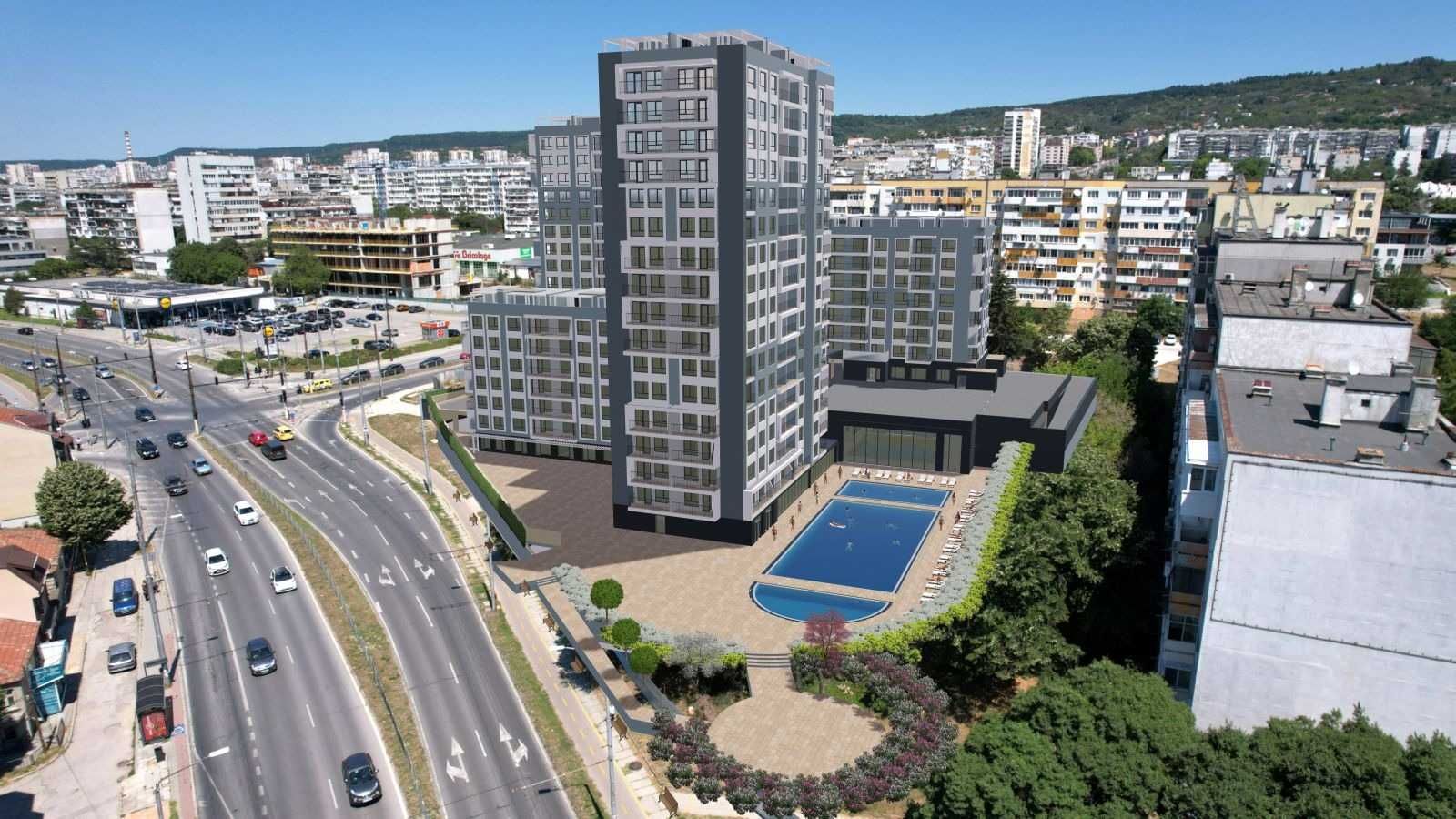 СОБСТВЕНИК продава двустаен апартамент 64м2 в комплекс МЛАДОСТ - Варна