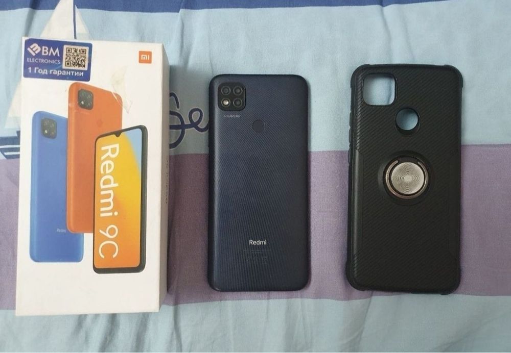 Xiaomi Redmi 9C 4/128GB Black Original Karobka Sastayani Otlichni Zor
