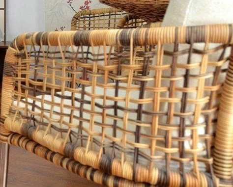 Set 2 fotolii plus masa ratan gradina terasa Mobexpert