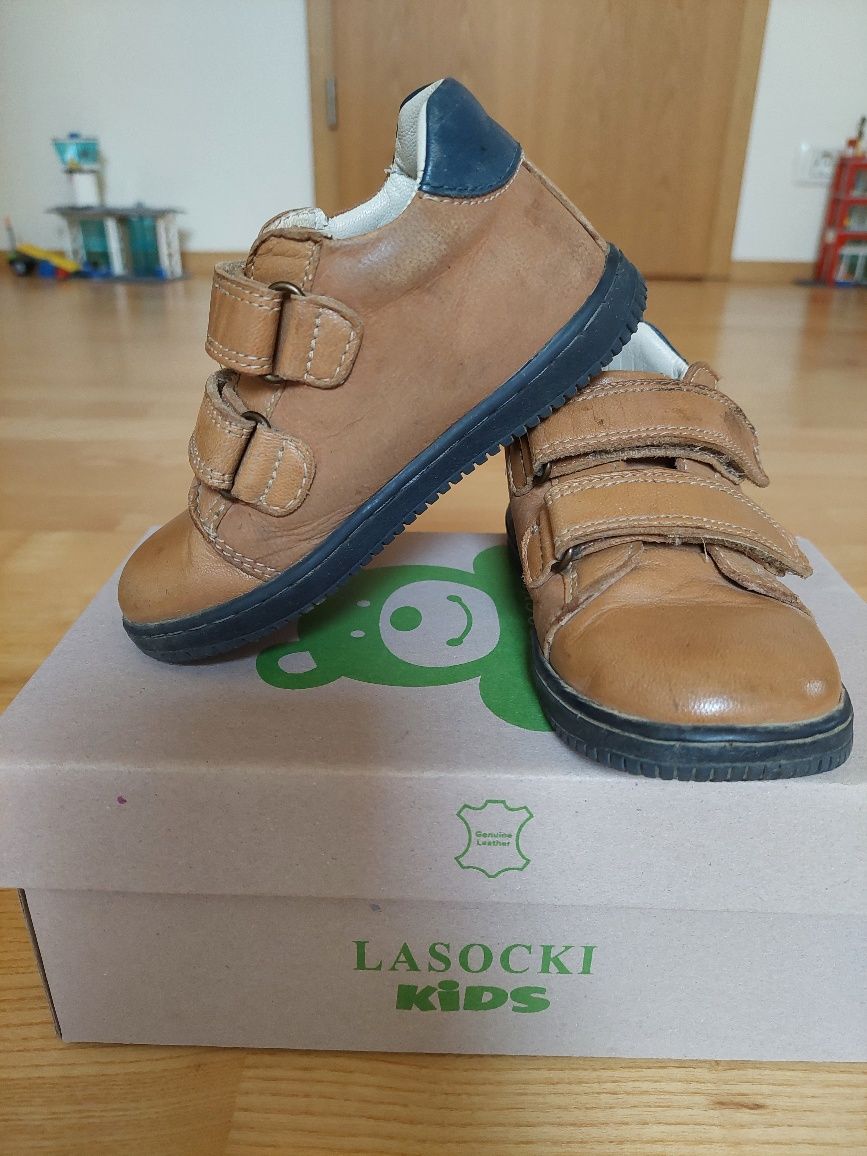 Pantofi piele pentru băieți Lasock Kids, nr. 24