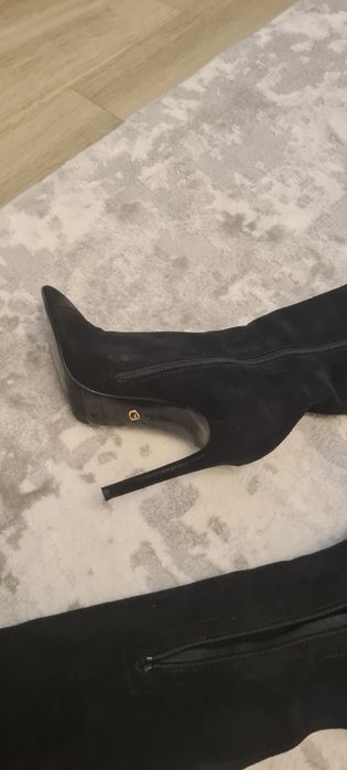 Cizme dama piele naturala întoarsă Musette