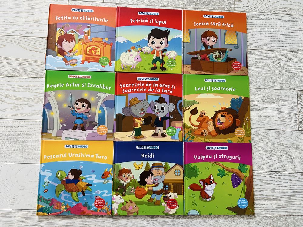 Carti din colectia povesti audio. Se vand doar cartile