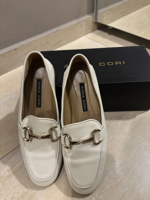 Mocasini piele Anna Cori NOU !!!