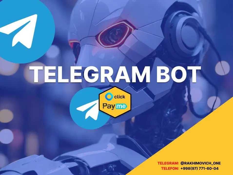 Telegram bot yasash xizmati | Телеграм бот ясаш хизмати