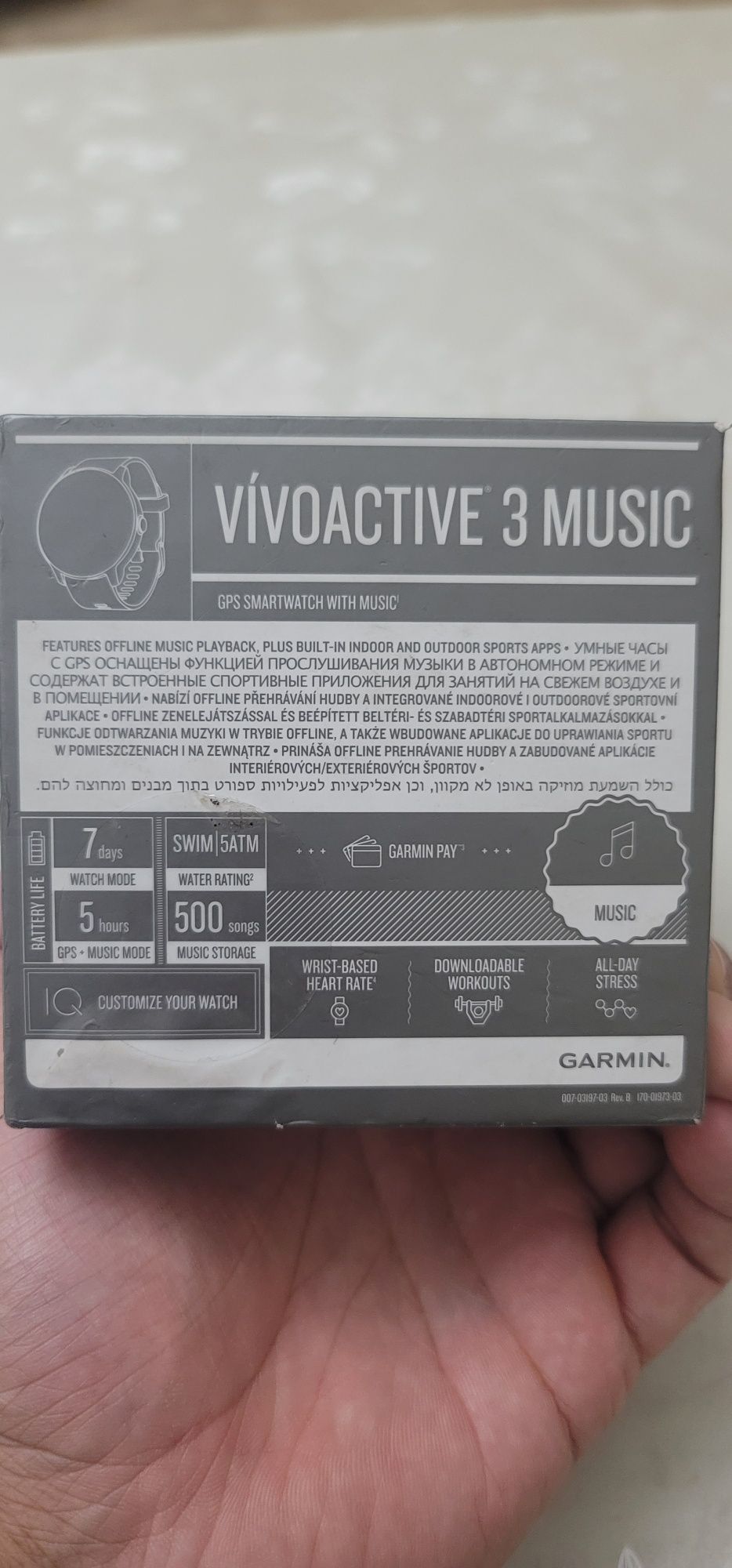 Garmin vivoactive 3 music