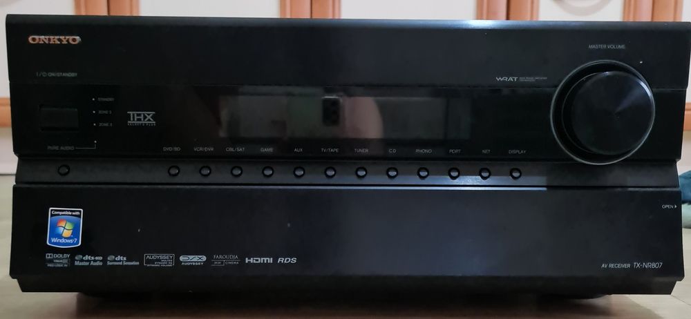 Receiver Onkyo TX-NR807, THX Select2 Plus, 7.2 canale, HDMI, 750W