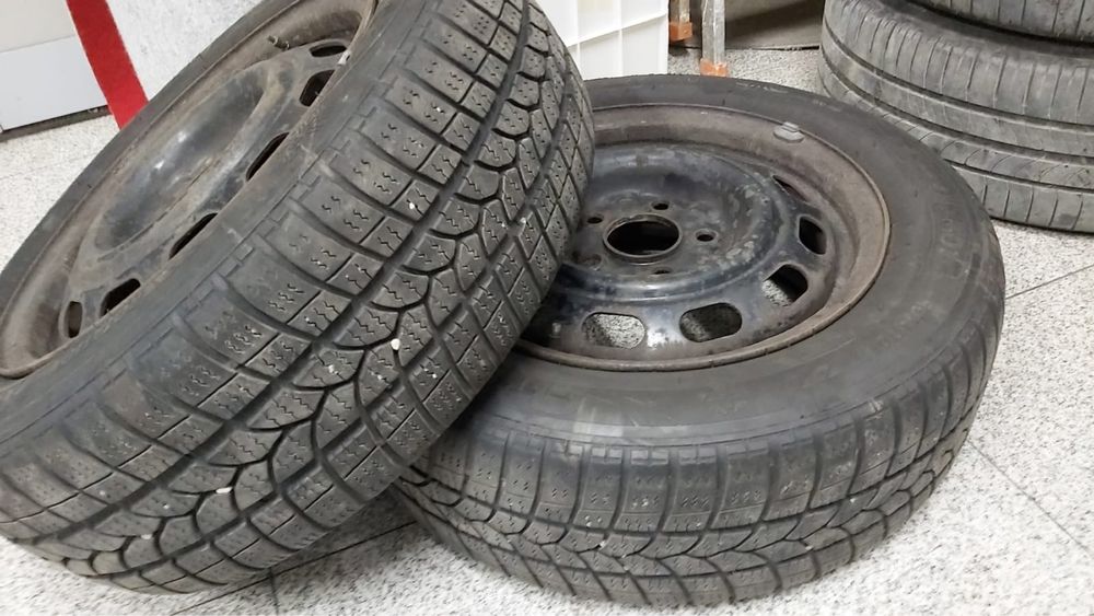 Cauciucuri 195/60/R15 + 4 jante R15
