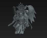 Warhammer Proxy-Blood Angels Captain with Jump Pack Kitbashed