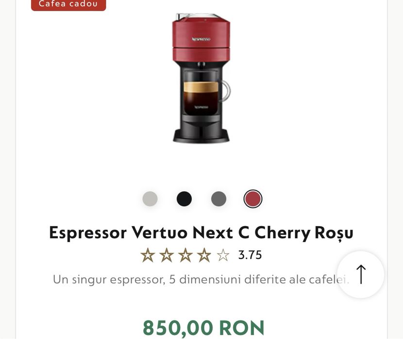 Aparat Nespresso Vertuo Next Deluxe