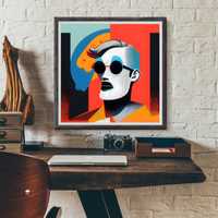 Tablou Pop Art - arta originala pentru livingroom dormitor hol birou