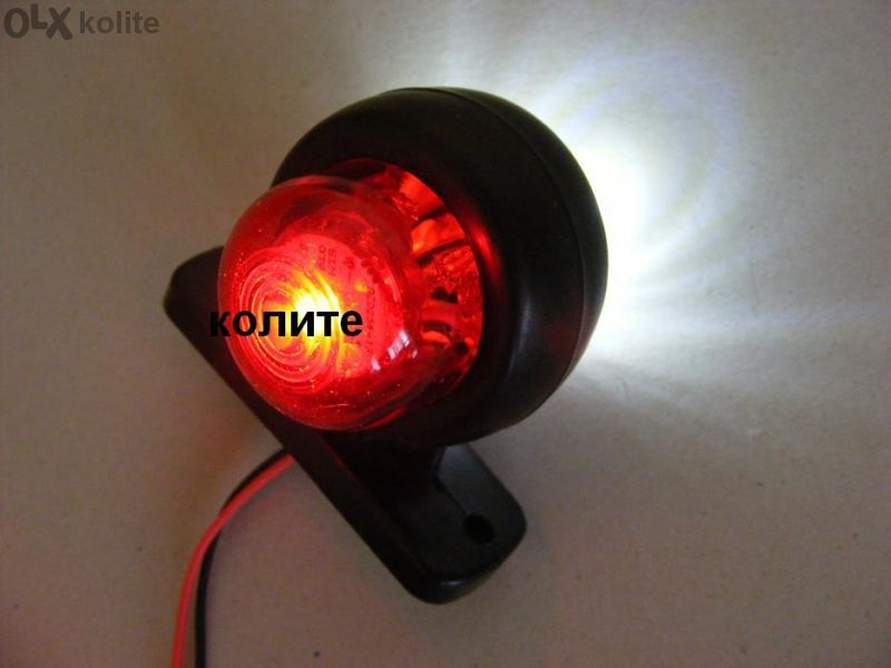 1бр. Лед LED мини рогчета светлини габарити  12-24V , 3 модела