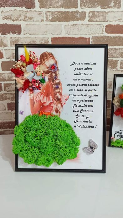 Tablouri decorate cu licheni