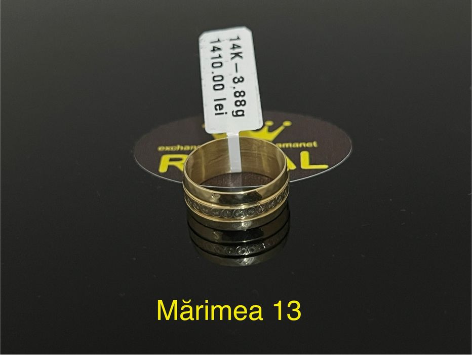 Bijuteria Royal CB : Inel stil Verigheta aur 14k 3,88gr