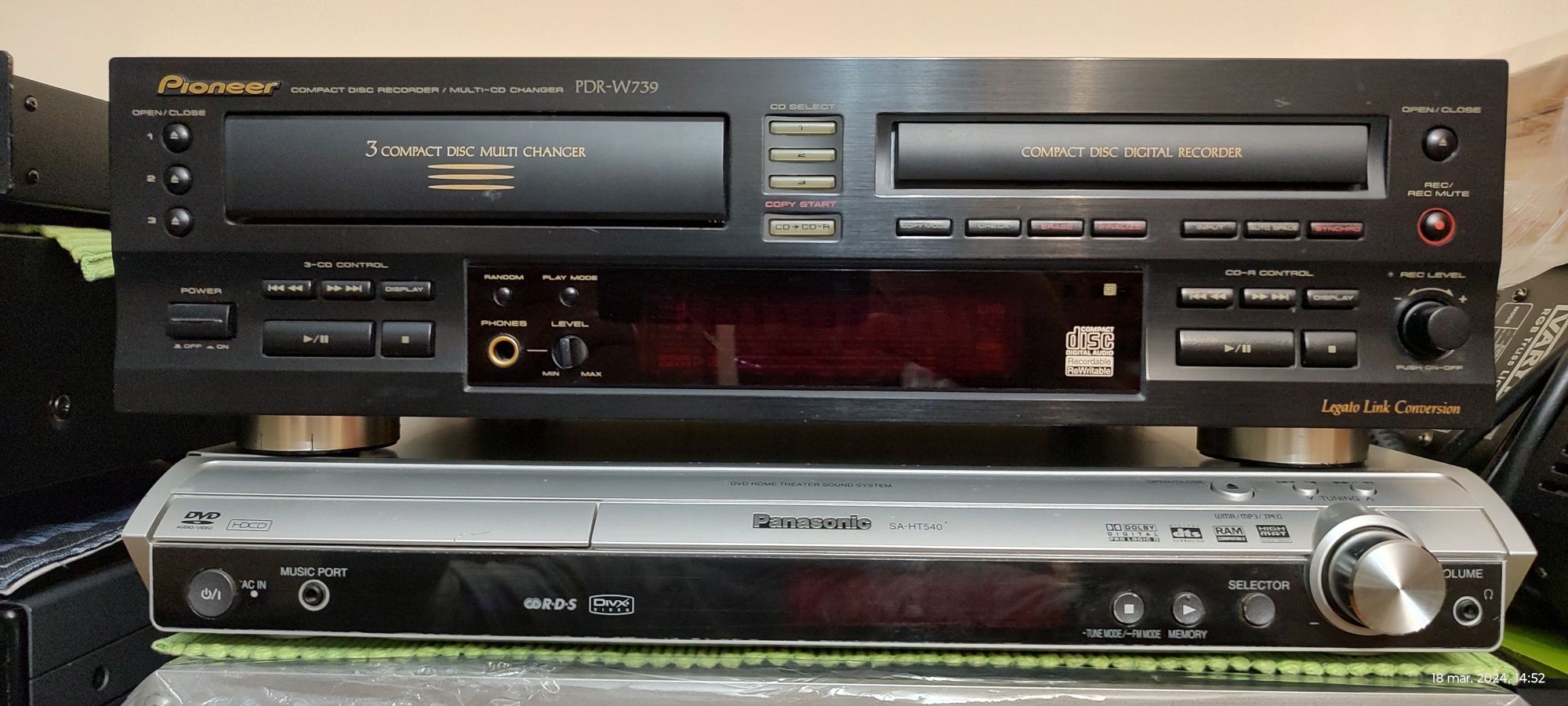 Vand cd recorder Pioneer PDR-W739