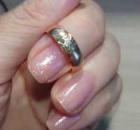 Кольцо обручальное с бриллиантом